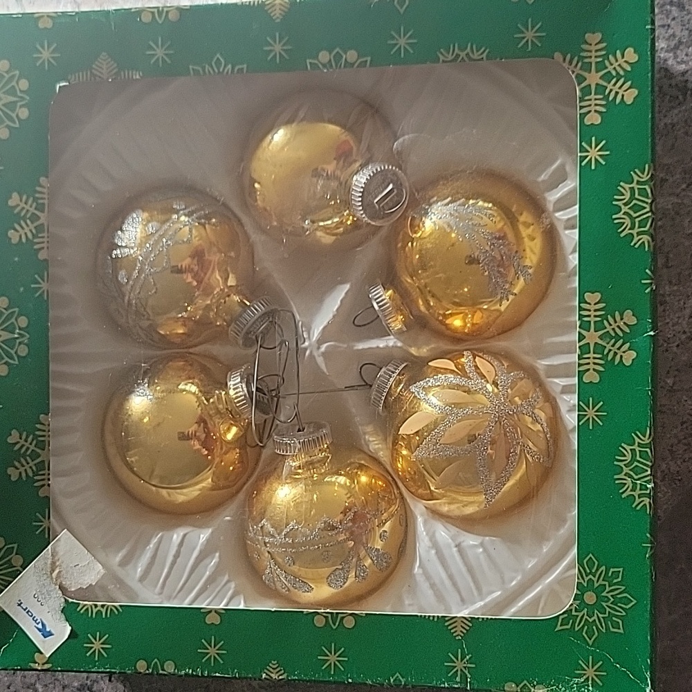 Vintage Christmas ornaments